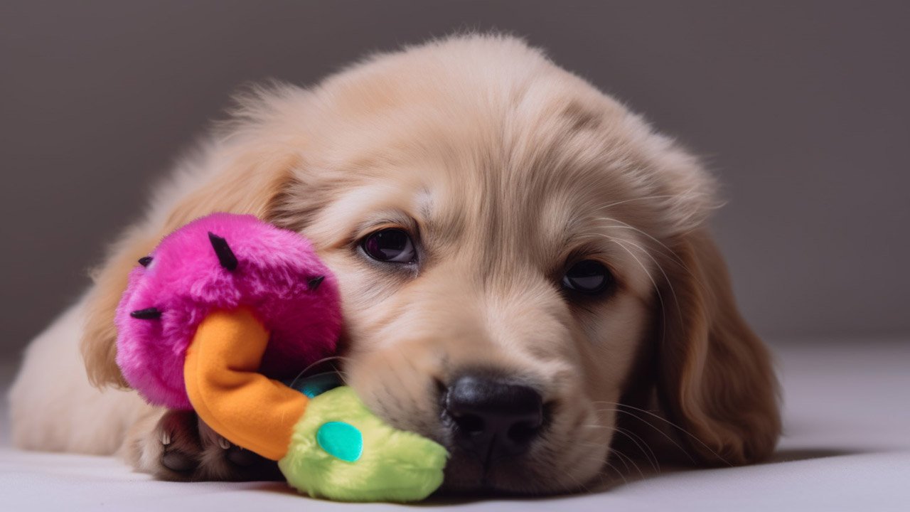dog chew toys close-up