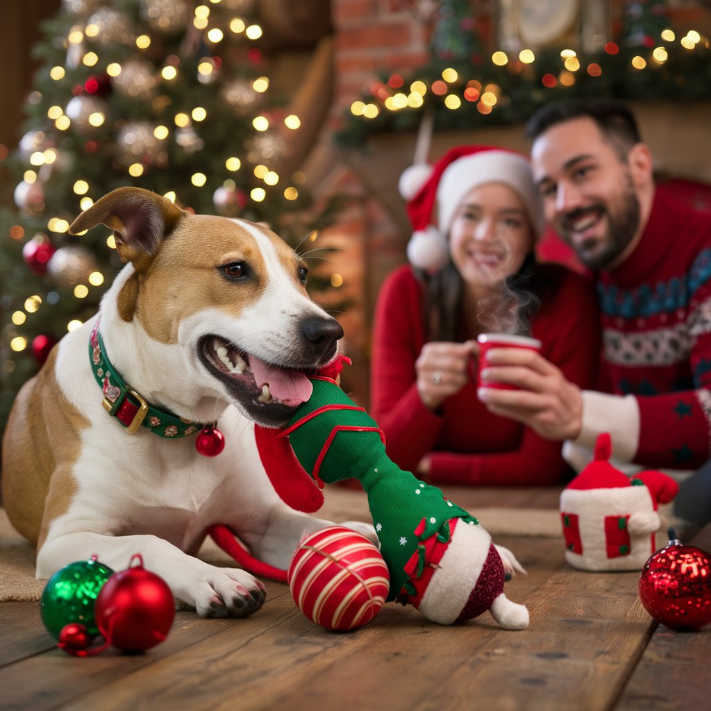 Christmas Dog Toys Feature Image